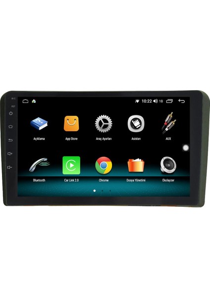 Audi A3 Android 10 Multimedya Carplay 2gb Ram + 32GB HDD Navigasyon Ekran