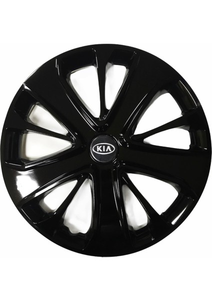 Kia Rio Uyumlu 15 Inç Piano Black Siyah Jant Kapağı 4 Adet
