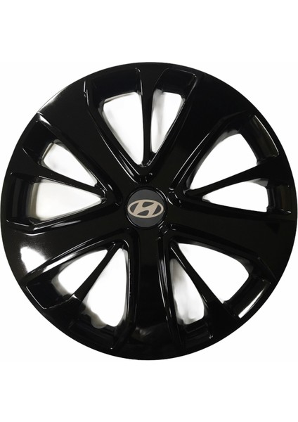 Hyundai İX35 Uyumlu 15 Inç Piano Black Siyah Jant Kapağı 4 Adet