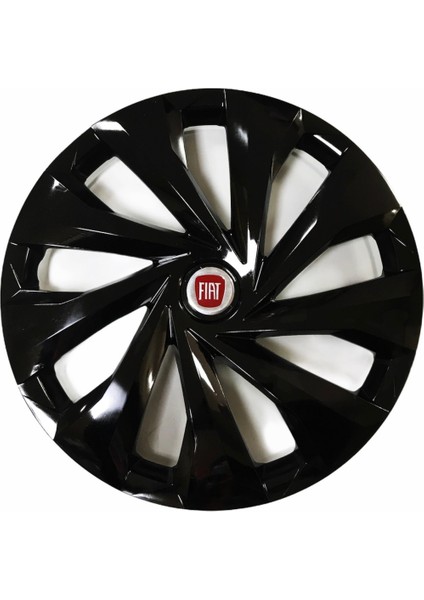 Fiat / Tofaş Tipo Uyumlu 15 Inç Piano Black Siyah Jant Kapağı 4 Adet