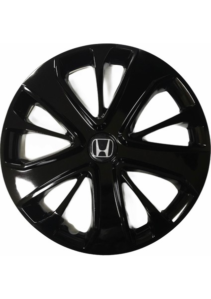 Honda Jazz Uyumlu 15 Inç Piano Black Siyah Jant Kapağı 4 Adet