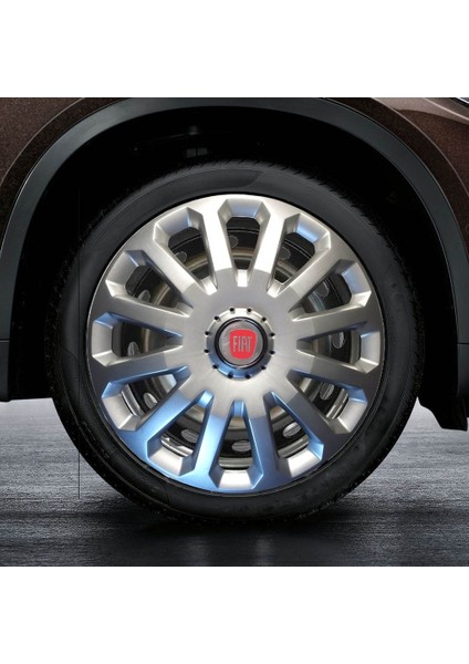 [kırılmaz] Fiat Nemo Uyumlu 15 Inç Jant Kapağı Takımı