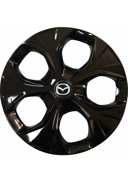 Mazda Bt-50 Uyumlu 15 Inç Piano Black Siyah Jant Kapağı 4 Adet