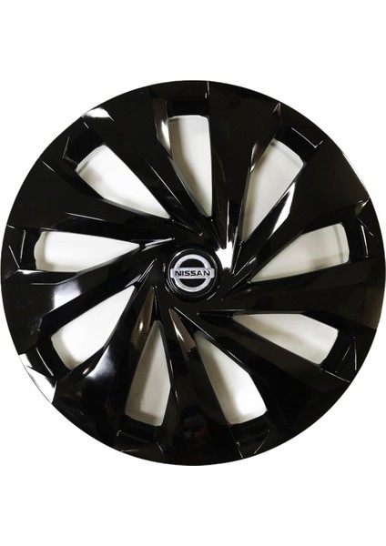 Nissan Navara Uyumlu 15 Inç Piano Black Siyah Jant Kapağı 4 Adet