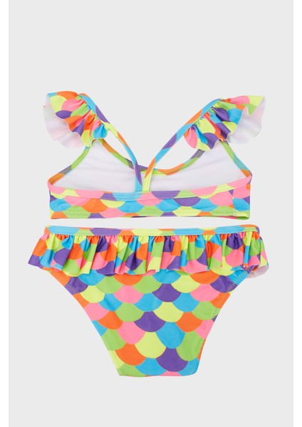 Honey Fırfırlı 50+ Upf Korumalı Hızlı Kuruyan Sırt Detaylı Bikini Kız Çocuk Bikini SM22110233 fiyatları