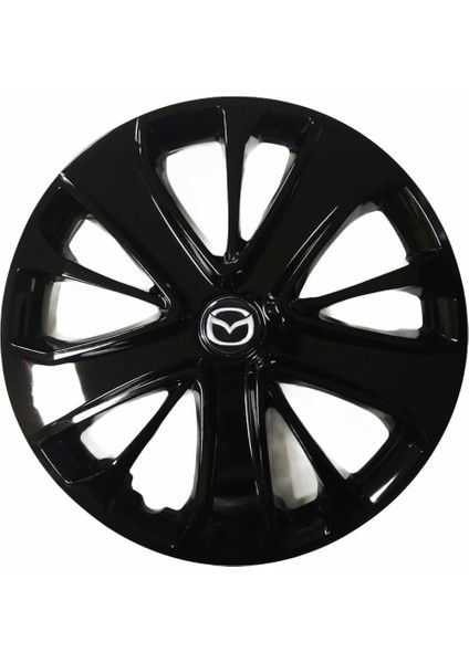 Mazda Mpv Uyumlu 15 Inç Piano Black Siyah Jant Kapağı 4 Adet