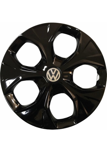 Volkswagen Caddy Uyumlu 15 Inç Piano Black Siyah Jant Kapağı 4 Adet