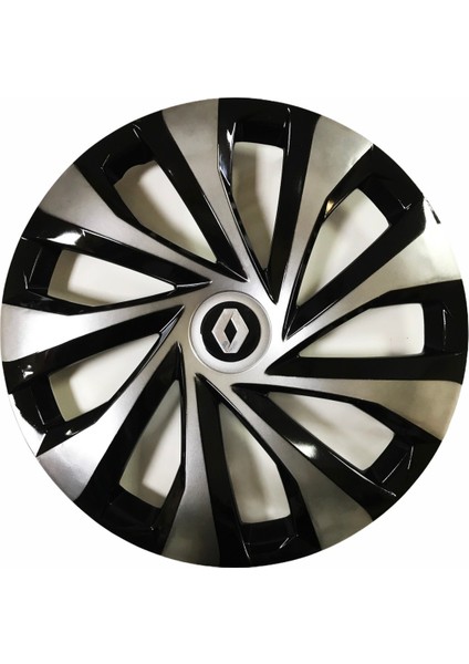 Renault Fluence Uyumlu 14 Inç Piano Black Siyah Jant Kapağı 4 Adet