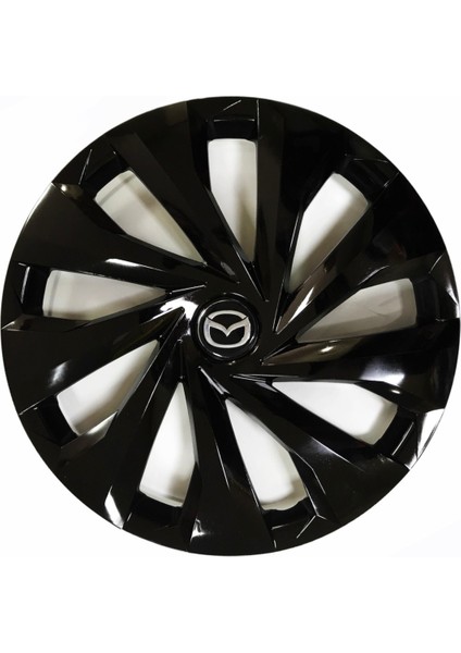 Mazda Premacy Uyumlu 15 Inç Piano Black Siyah Jant Kapağı 4 Adet