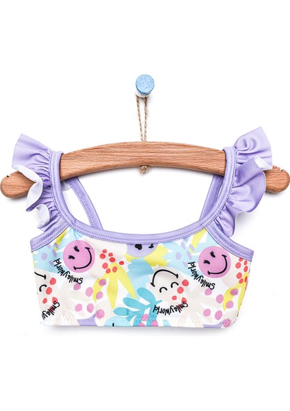 Smiley World Bikini Üstü Kız Bebek