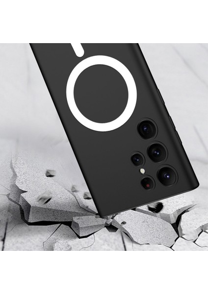 Samsung Galaxy S23 Ultra Kılıf Wireless Şarj Özellikli Kıpta Magsafe Silikon Kapak indirimleri
