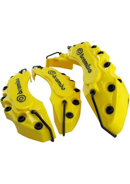 Peugeot 306 Uyumlu Sarı Kaliper Kapağı 4'lü Yağ Hortumlu