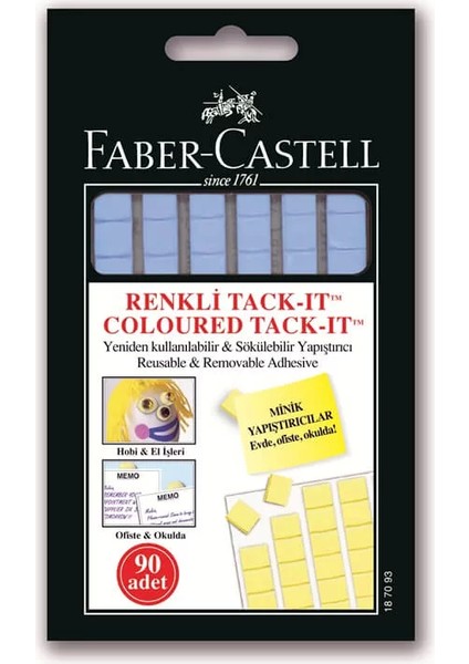 Faber Tack-It Sarı/mor/oranj Renkler 50 gr 51301870930