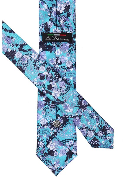 Yeşil Çiçek Desen Slim Kravat SK6615 fiyatları