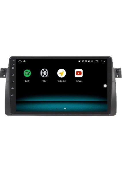 Bmw E46 Android 10 Multimedya Carplay 2gb Ram + 32GB HDD Navigasyon Ekran