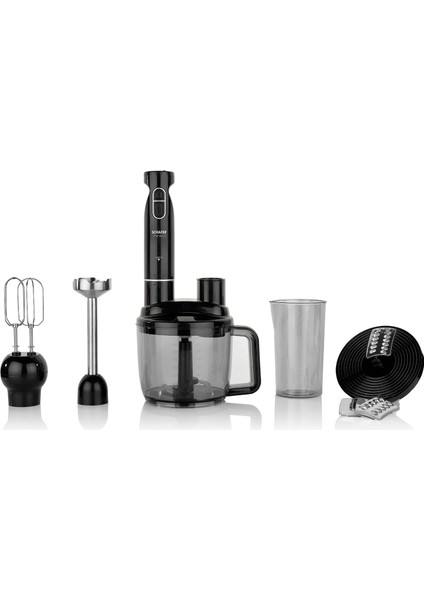 Chef Blend Mega Blender Set-Siyah