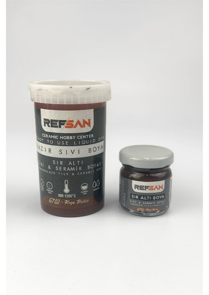 Hazır Çini ve Seramik Boyası 6702 Koyu Kahve 1 kg fiyatları