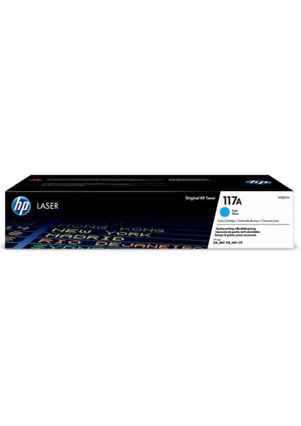 HPZR Hp 117A-W2071A Mavi Orjinal Toner