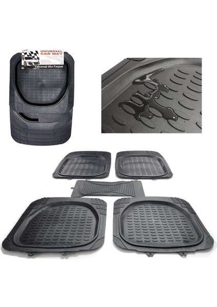 Honda Cr-V Uyumlu 3D Havuzlu Paspas Takımı