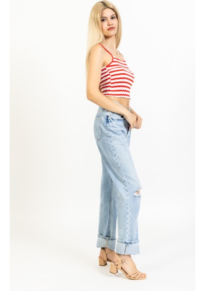 Kırmızı Beyaz Çizgili Atlet fiyatları