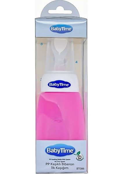 Pp Kaşıklı Biberon Ilk Kaşığım Pembe