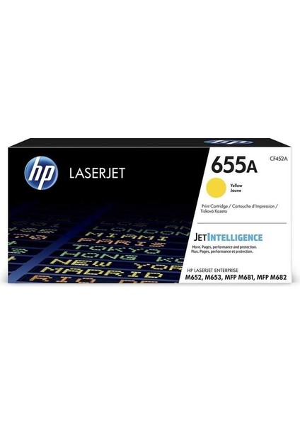 HPZR Hp 655A-CF452A Sarı Orjinal Toner