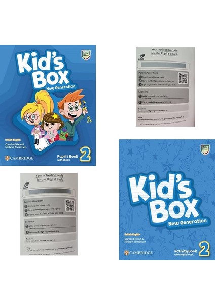 Kid's Box New Generation Level 2 Pupil's Book + Activity Book With Ebook