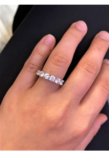 Kadın Yarım Tur Gümüş Yüzük fırsatları