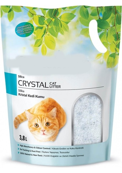 Kedi Kumu Silica Kristal Kedi Kumu 1.4 kg - 3.8 L fiyatları