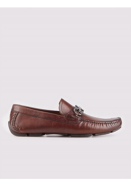 Erkek Toka Detaylı Loafer (Driving Shoes) Günlük Ayakkabı 347M472 Kahve