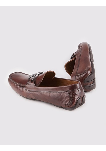 Erkek Toka Detaylı Loafer (Driving Shoes) Günlük Ayakkabı 347M472 Kahve