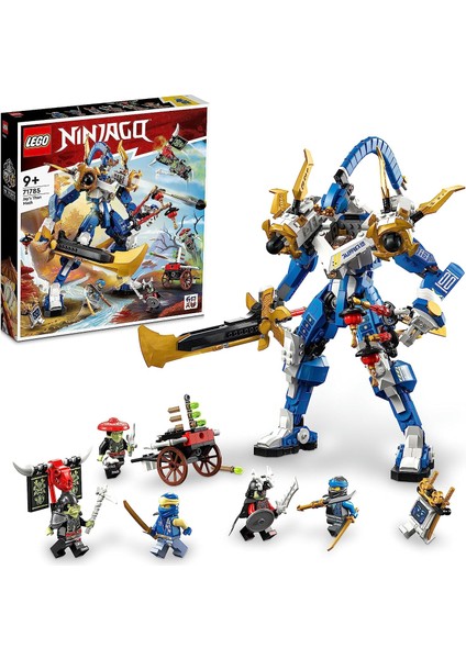 Jay’in Titan Robotu 71785-9 Yaş ve Üzeri Çocuklar Için Oyuncak Savaş Robotu ve Ninja Minifigürleri Içeren Oyuncak Yapım S (794 Parça)