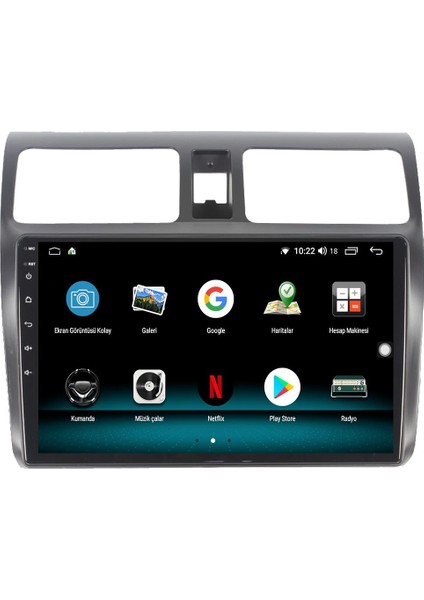 Suzuki Swift Android 12 Multimedya Carplay 8gb Ram + 128GB HDD Navigasyon Ekran