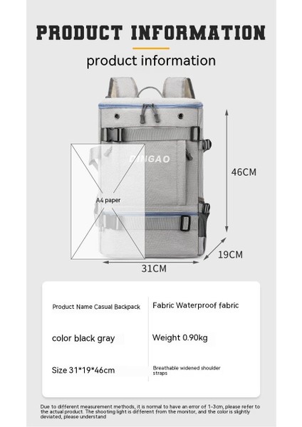Çift Omuzlu Sırt Çantası Erkek Öğrenci Okul Çantası (Yurt Dışından) fırsatları
