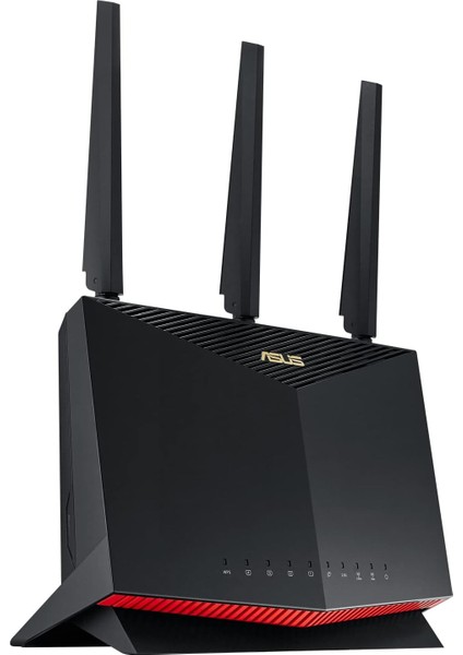 Asus RT-AX86U Pro Wıfı6 Dual Band-Gaming-Ai Mesh-Aiprotection-Torrent-Bulut-Dlna-4g-Vpn-Router-Access Point