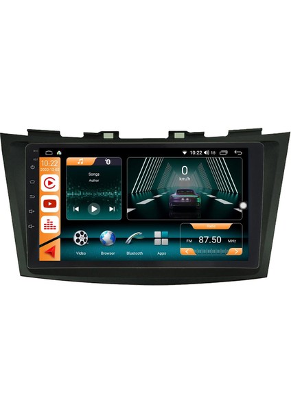 Suzuki Swift Android 12 Multimedya Carplay 8gb Ram + 128GB HDD Navigasyon Ekran