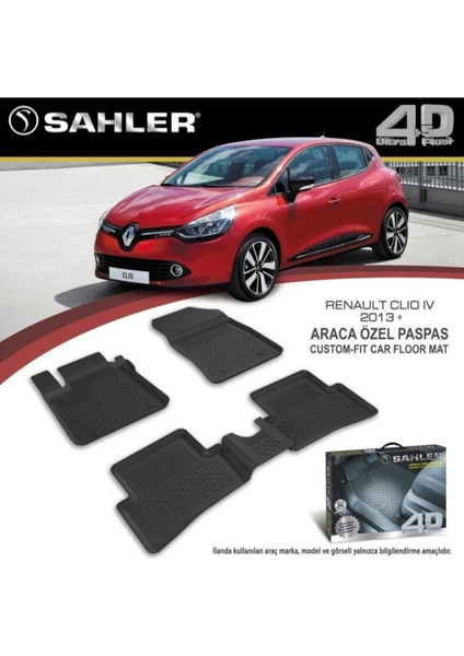 4.5D Havuzlu Paspas Renault Clio 4 2013+