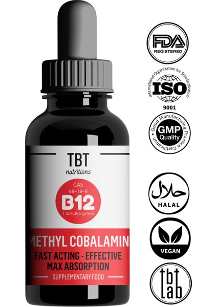 B12 Metilkobalamin Dilaltı Damla 10 ml