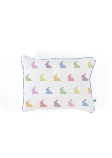 Müslin Dolgulu Bebek Yastığı - Rainbow Lapin Blue