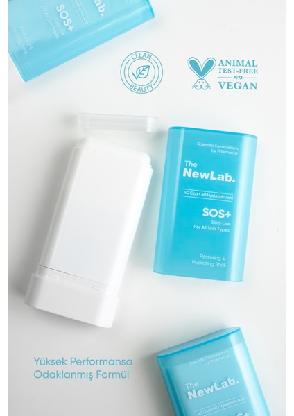 The NewLab. Onarıcı ve Nemlendirici Stick (4c Cica- 4d Hyaluronic Acid)