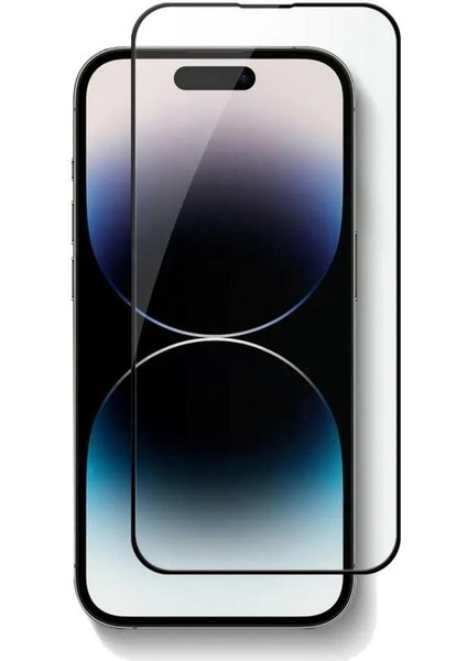 iPhone 13 Pro Uyumlu Tam Kaplama Bilvis Double Strong Tempered Glass Cam Ekran Koruyucu