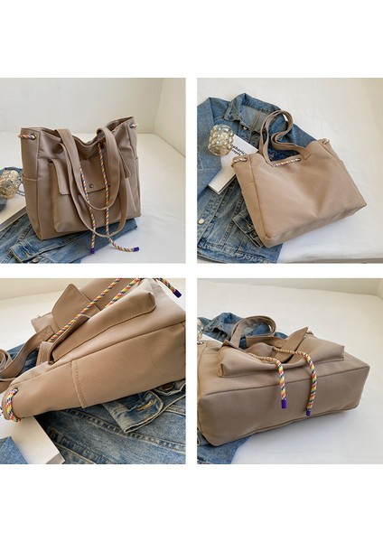 Büyük Kapasiteli Kanvas Tote Çanta Kadın Omuz Çantası (Yurt Dışından) fiyatları