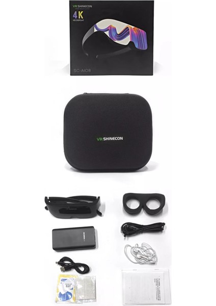 Pro 3D Sanal Gerçeklik Gözlüğü Renk Siyah modelleri