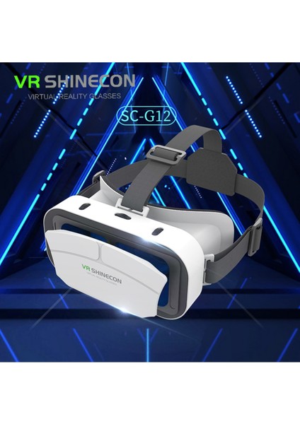 VR SHINECON G12 3D Sanal Gerçeklik Gözlüğü Siyah 4.5-7.0 Inch