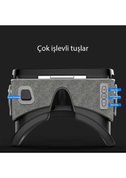 VR SHINECON G07E 3D Sanal Gerçeklik Gözlüğü 4.0-6.9 Inch