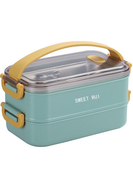 Sweet Ruı Çift Katmanlı 304 Paslanmaz Çelik Yalıtım Bölmeli Saklama Kabı (Yurt Dışından)