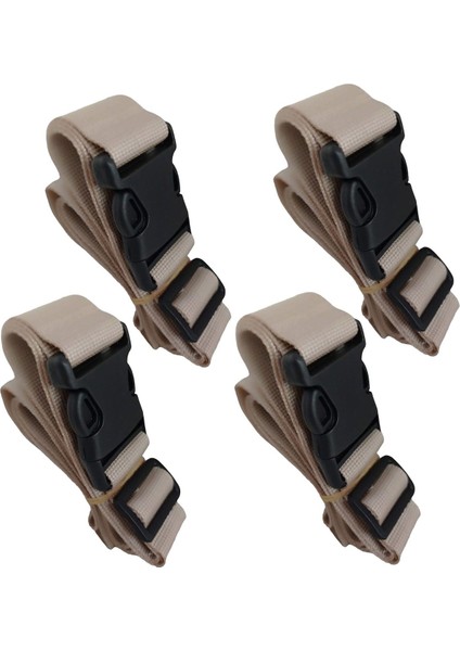 Bej Valiz Bavul Emniyet Kemeri 4 Adet En 4cm
