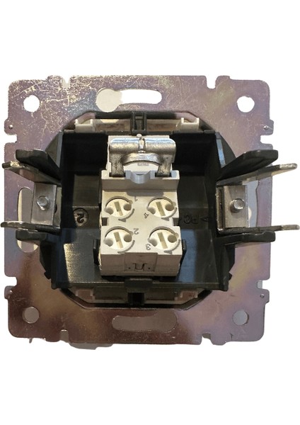 Valena 774438 RJ11 Tekli Telefon Prizi Beyaz Çerçeve Dahil