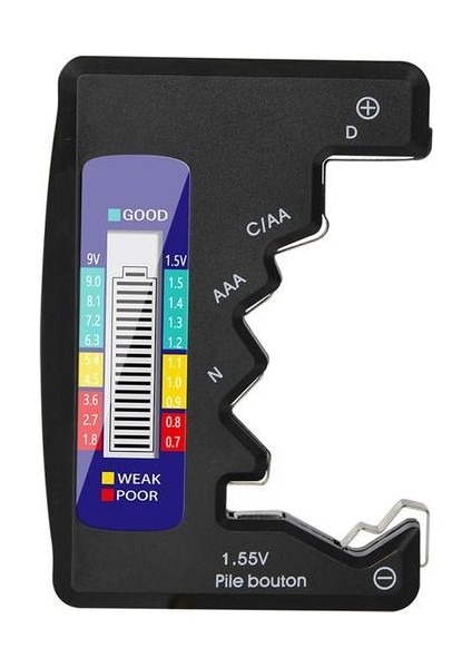 Lcd Güç Endeksi Ekranlı Pil Testi Cdn Aa Aaa (Yurt Dışından)