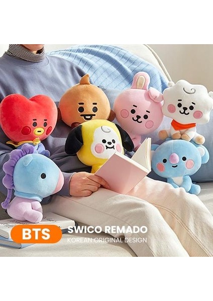 Bt21 Mang Sevimli Karikatür Peluş Oyuncak - Açık Mavi (Yurt Dışından)